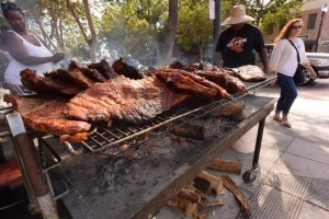 Finishing the slabs on the 4th of July.